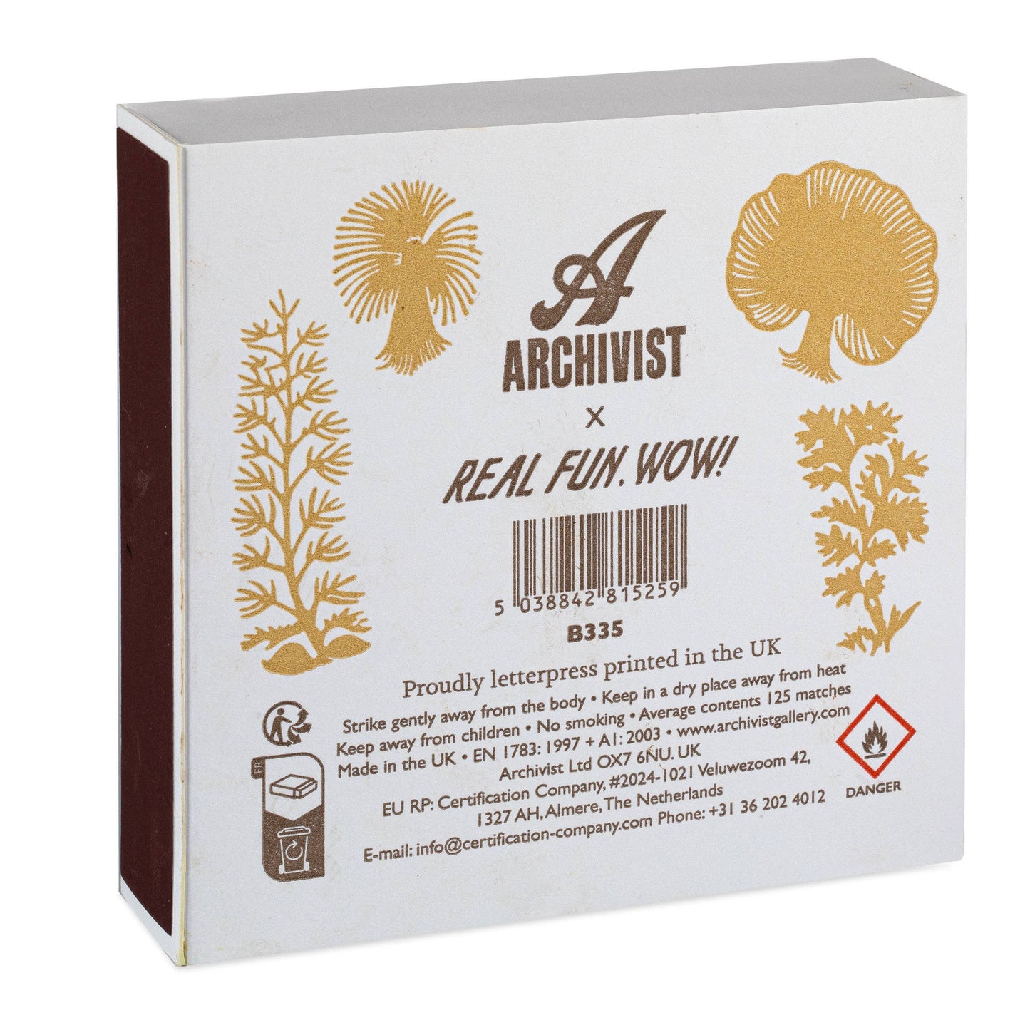Mushrooms Safety Matches