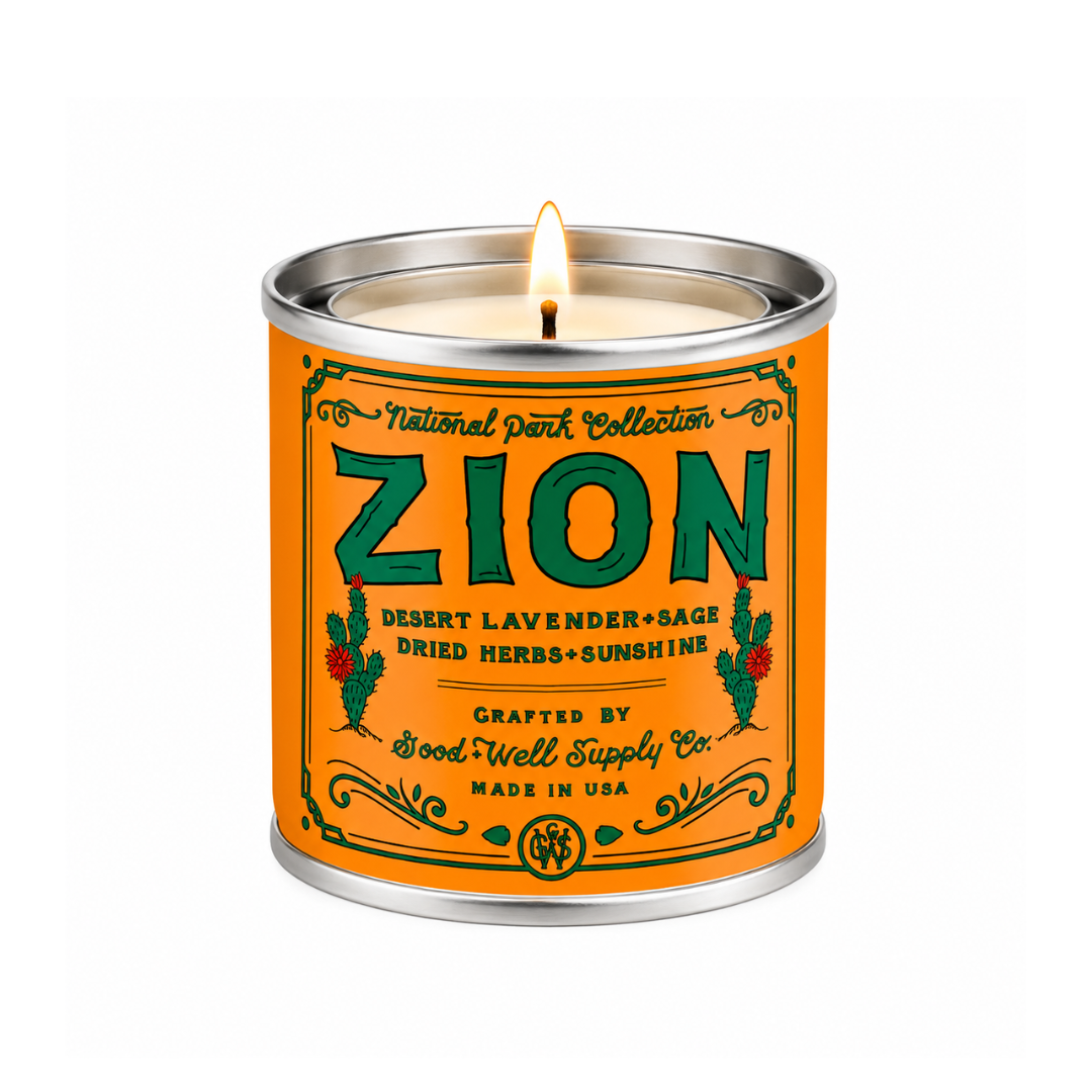 Zion National Park Candle – Good & Well Supply Co.