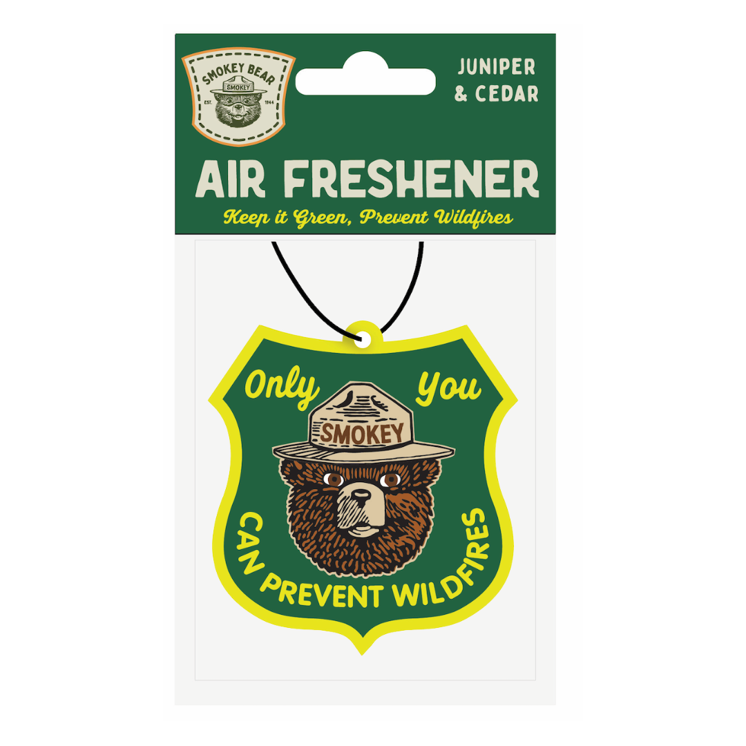 Smokey Bear Air Freshener - Juniper & Cedar