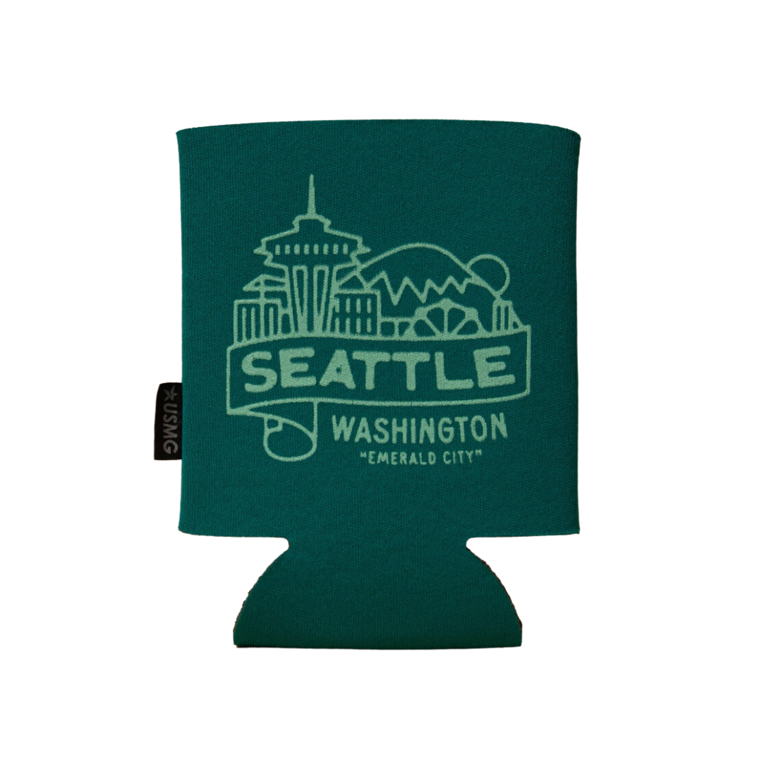 Emerald City Skyline Beverage Insulator