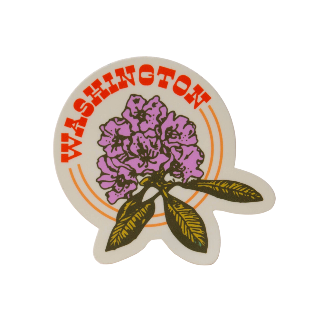 WA State Flower Sticker