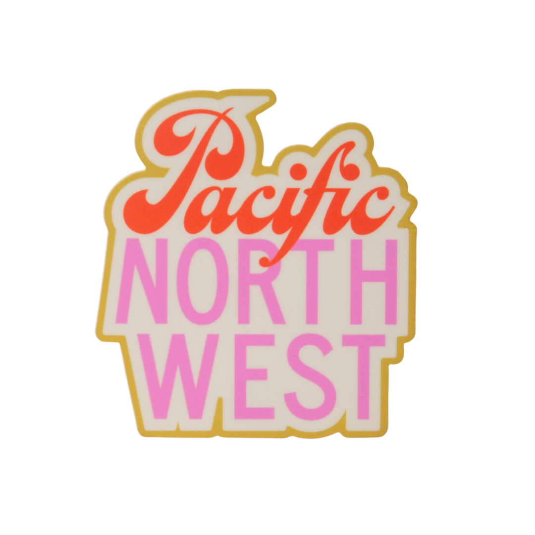 Retro PNW Sticker