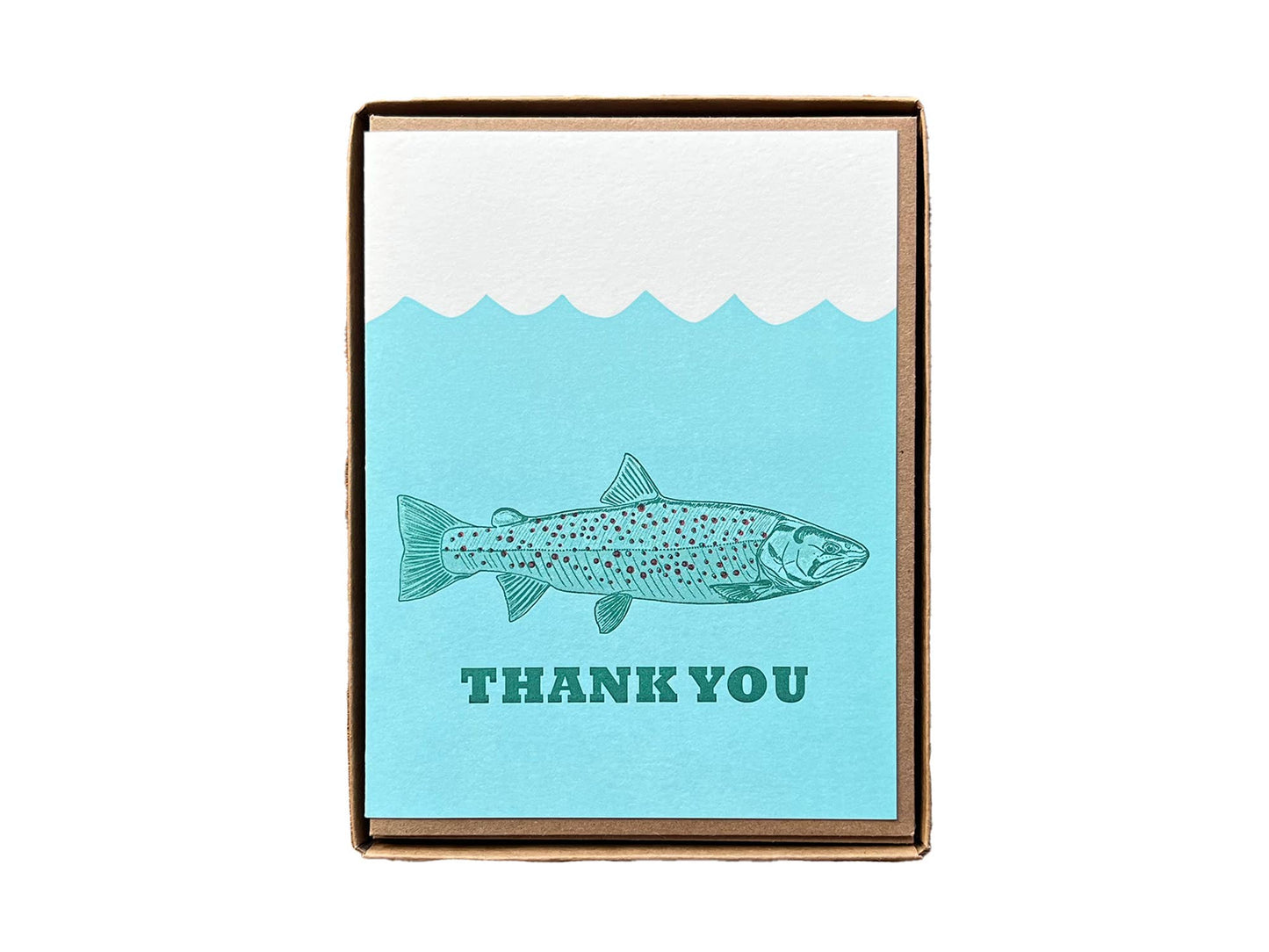 Trout Thank You Card: Boxed Set of 6