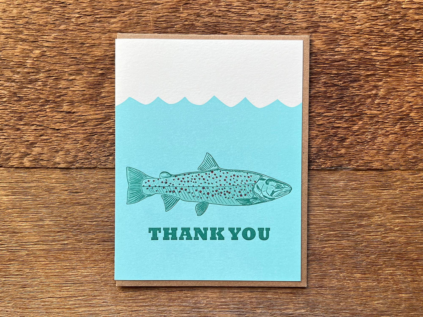 Trout Thank You Card: Boxed Set of 6