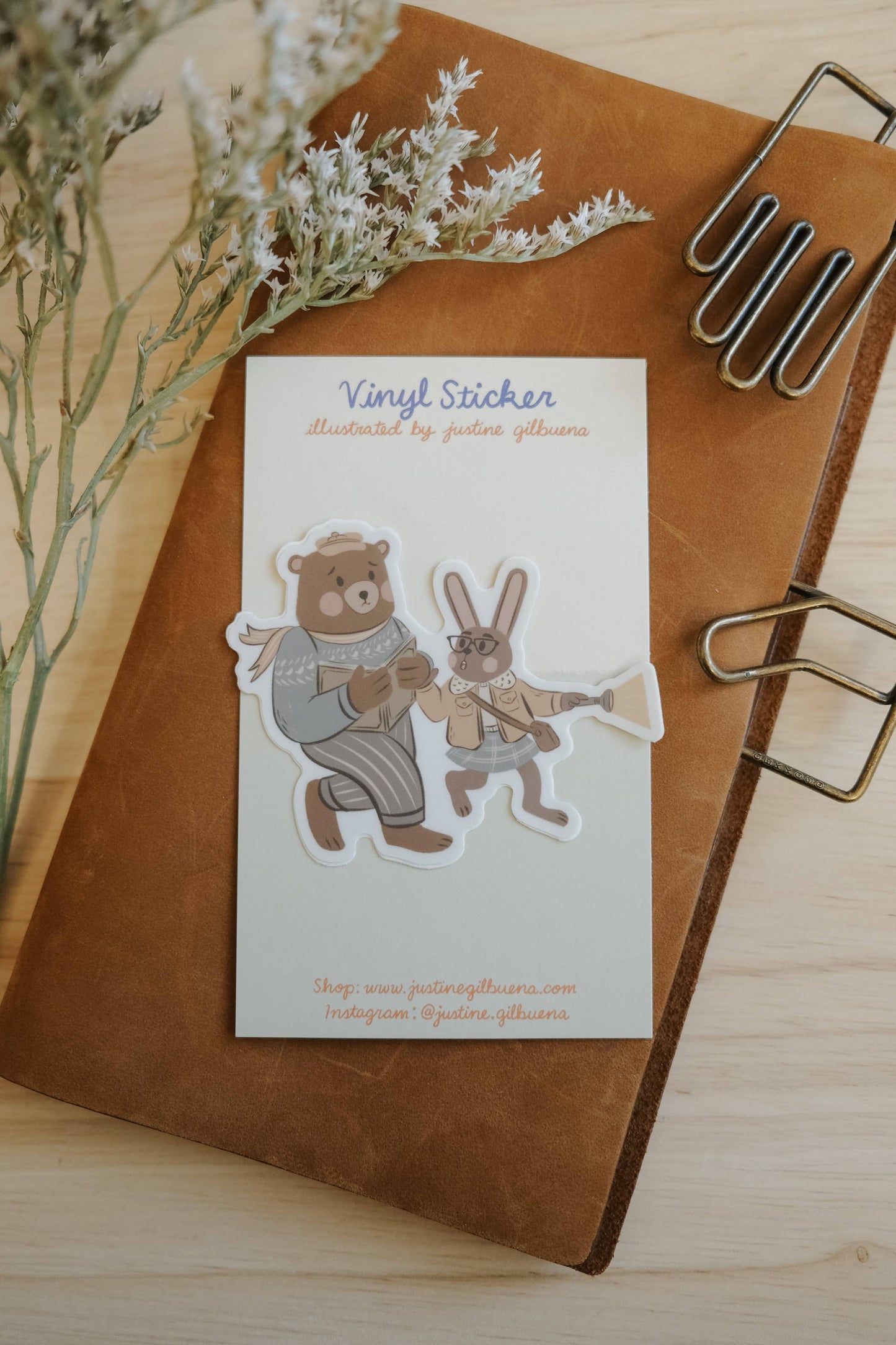 Millie and Cora Matte Vinyl Sticker
