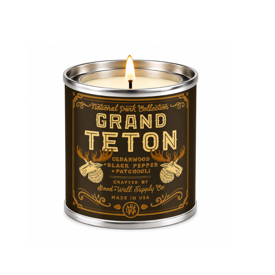 RT AYボンド580NF３缶 Grand Teton National Park Candle – Good & Well Supply Co.