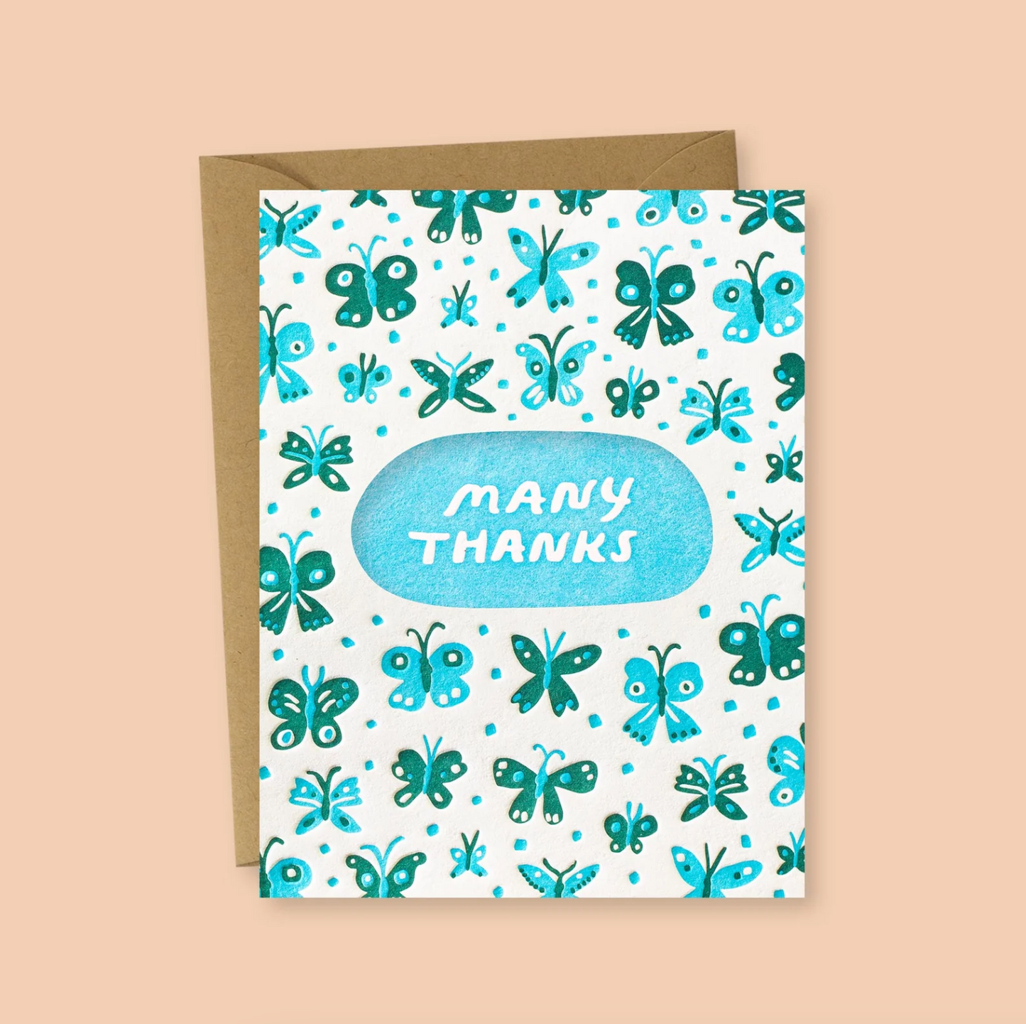 Butterfly Thank You Greeting Card