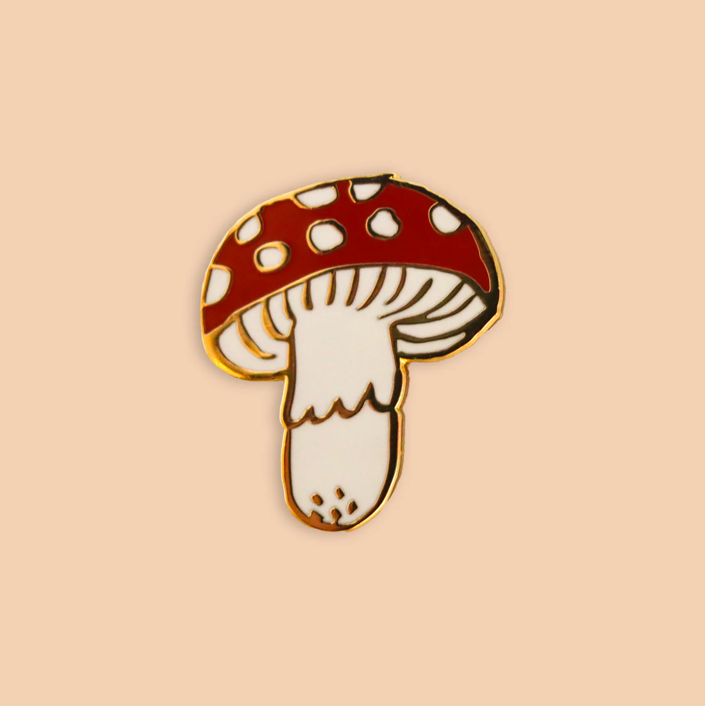 Amanita Mushroom Enamel Pin