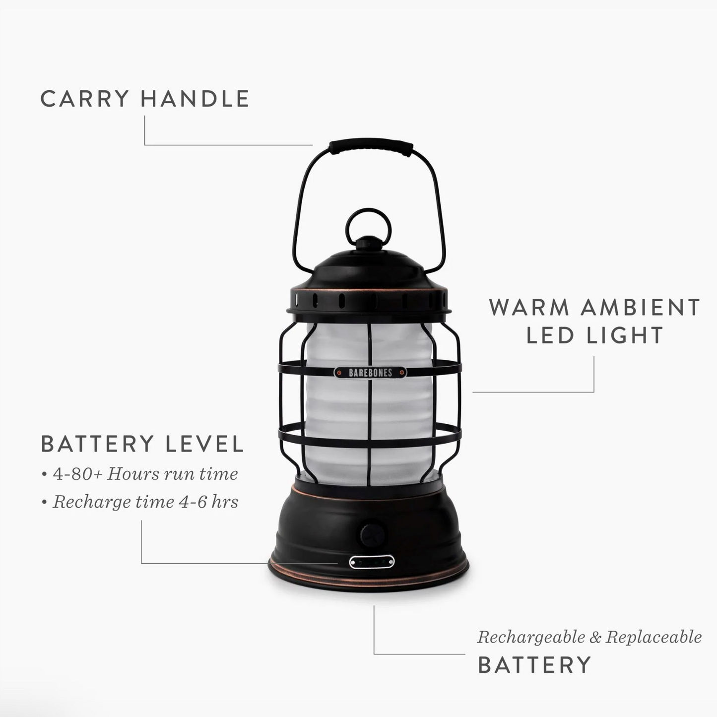 Forest Lantern - Antique Bronze