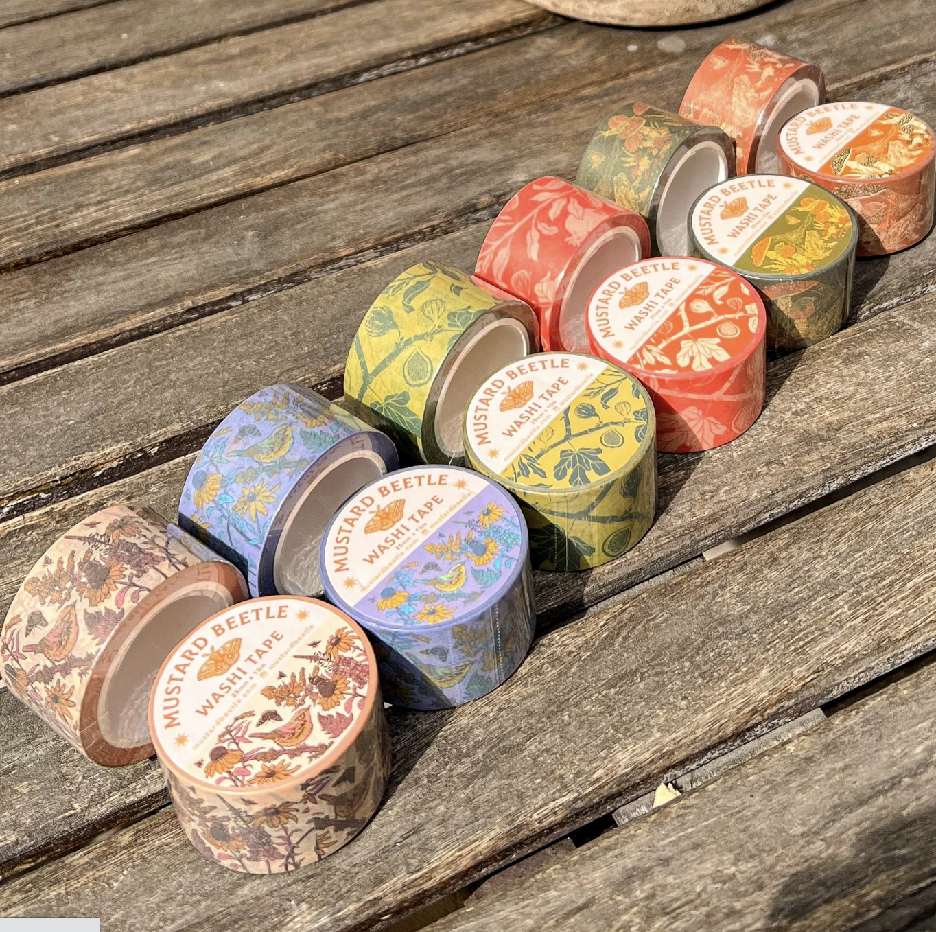 Toad Warbler 1" Washi Tape Roll