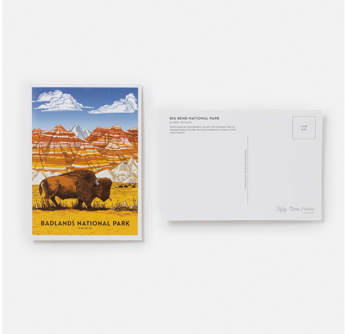 National Park Postcard Set