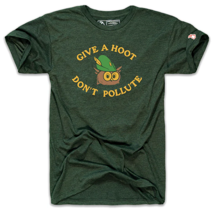 Classic Woodsy Owl Tee - Forest Heather