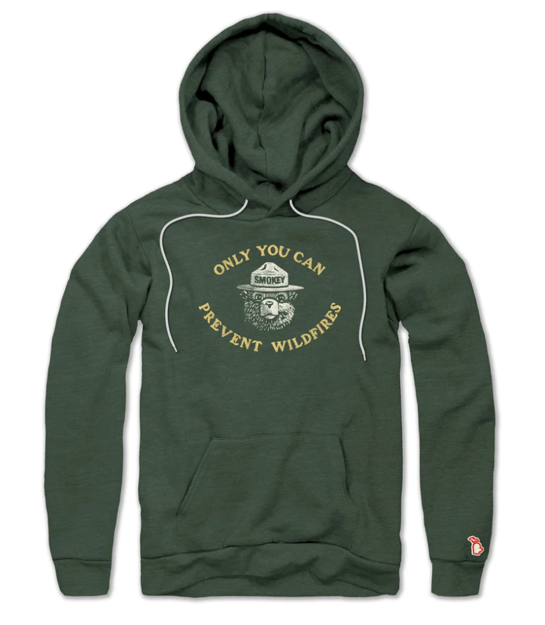 Smokey Bear Prevent Wildfires Hoodie