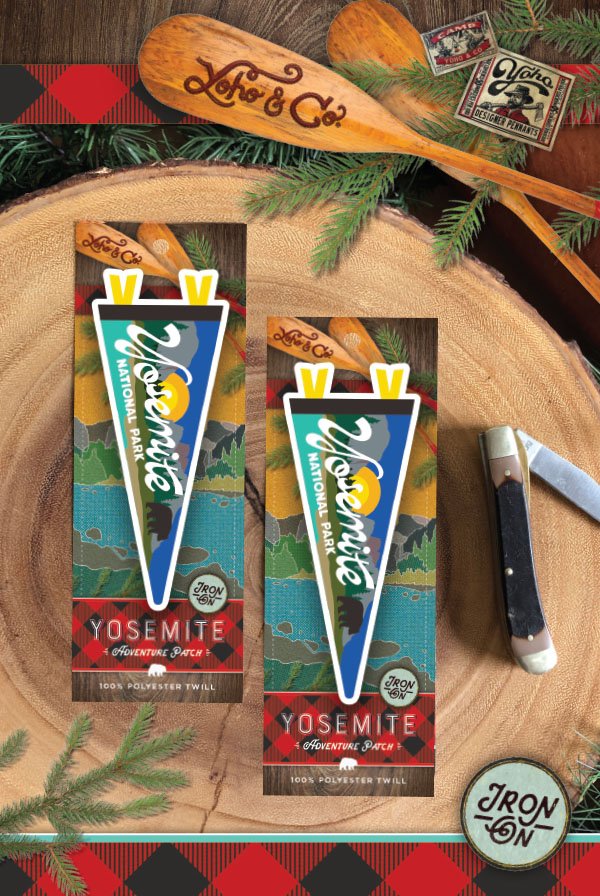 Yosemite National Park Mini Pennant Patch