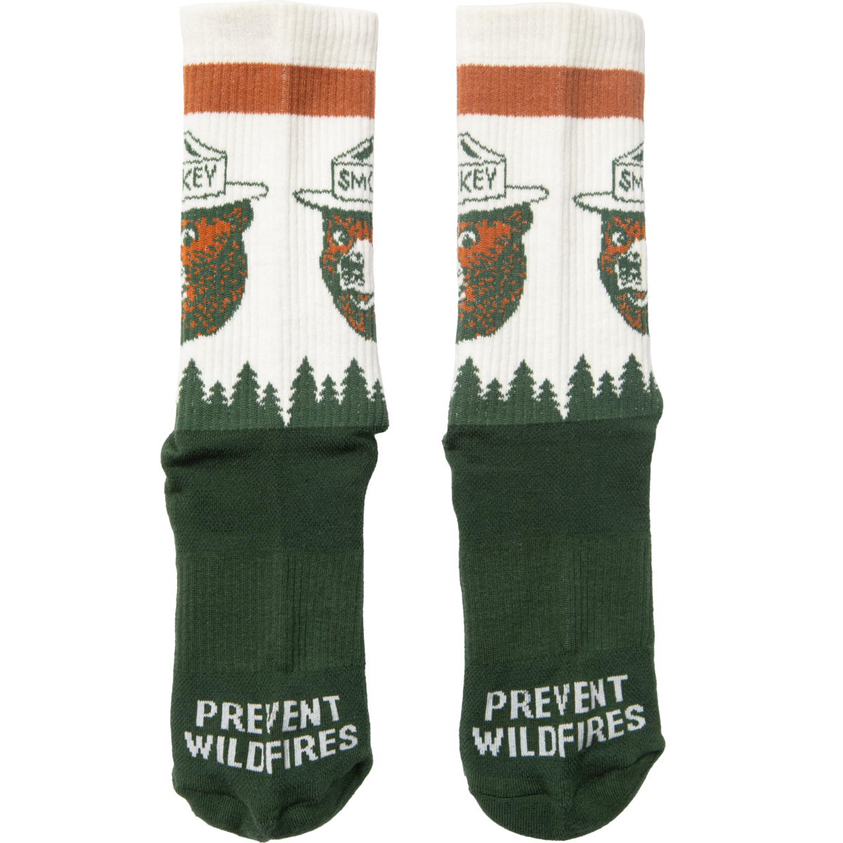 Smokey Prevent Wildfires Hiking Socks