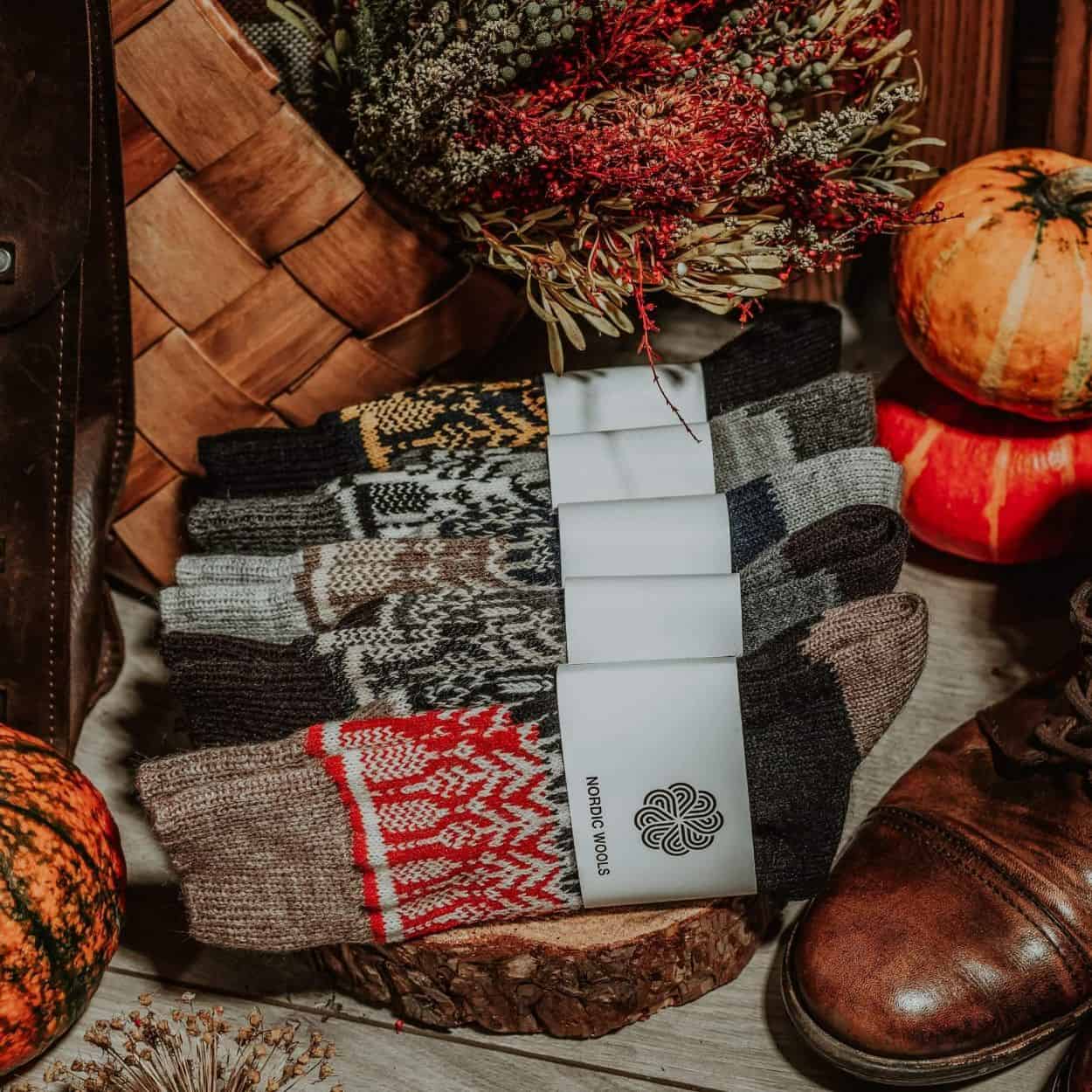 Yule Nordic Wool Socks
