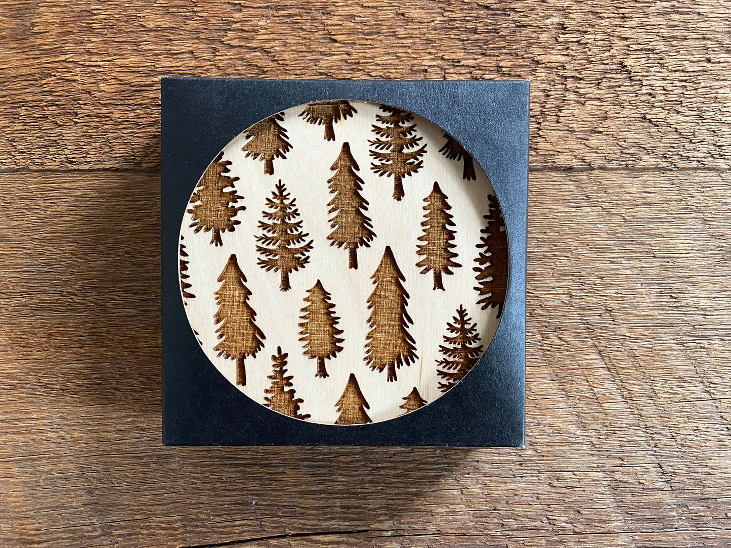 Pine Trees Coaster Set