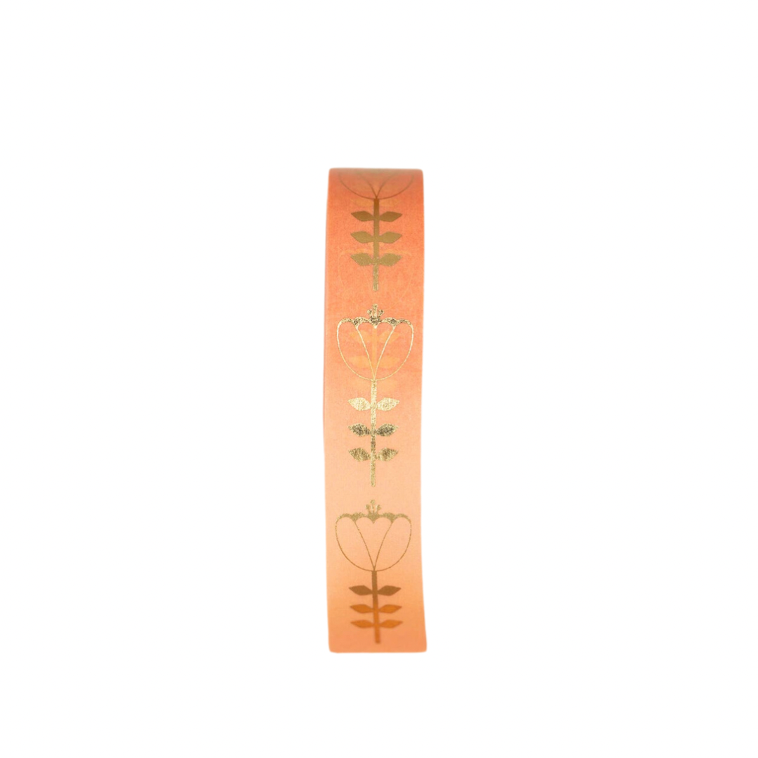Washi Tape - Orange Tulips