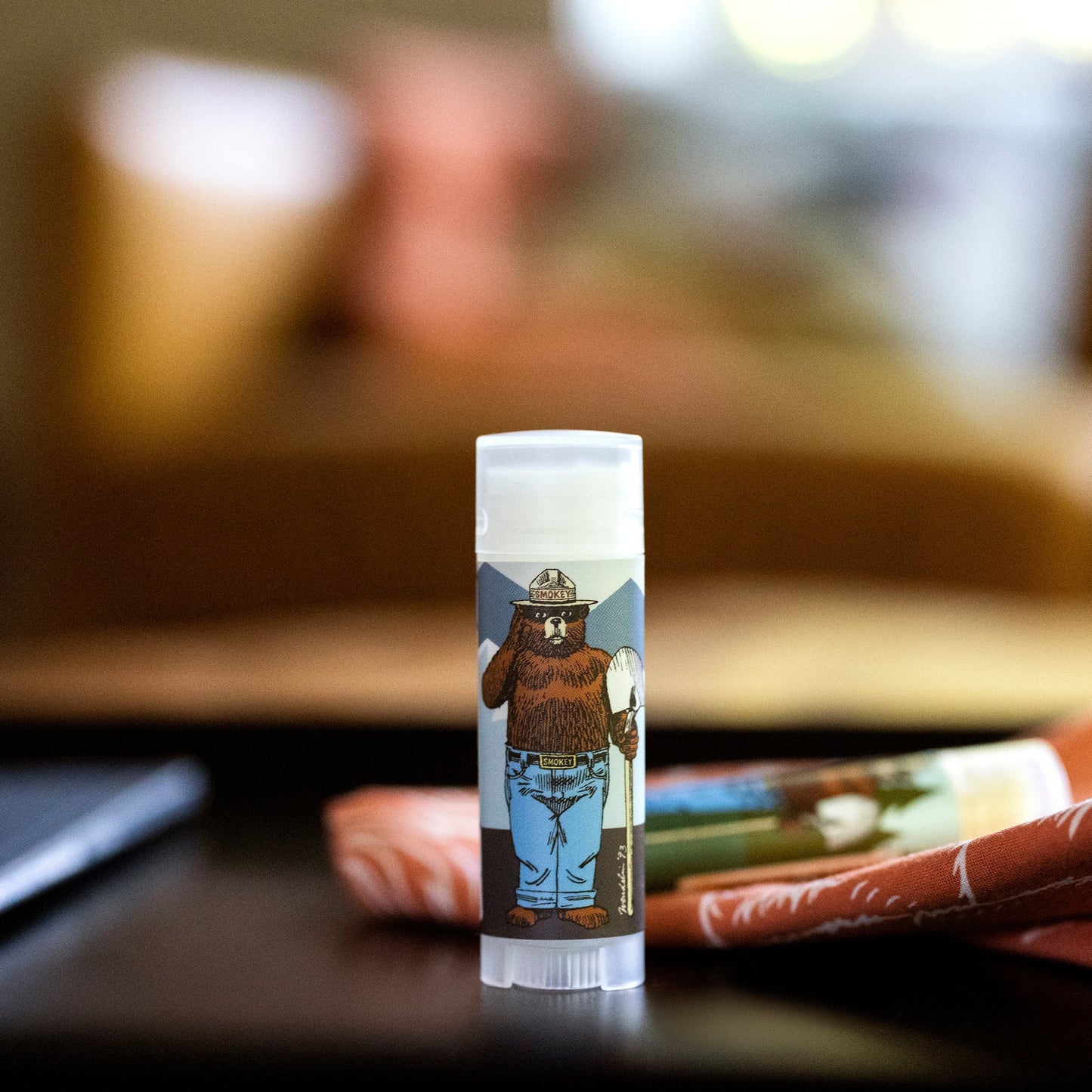 Tangerine Smokey Bear Lip Balm