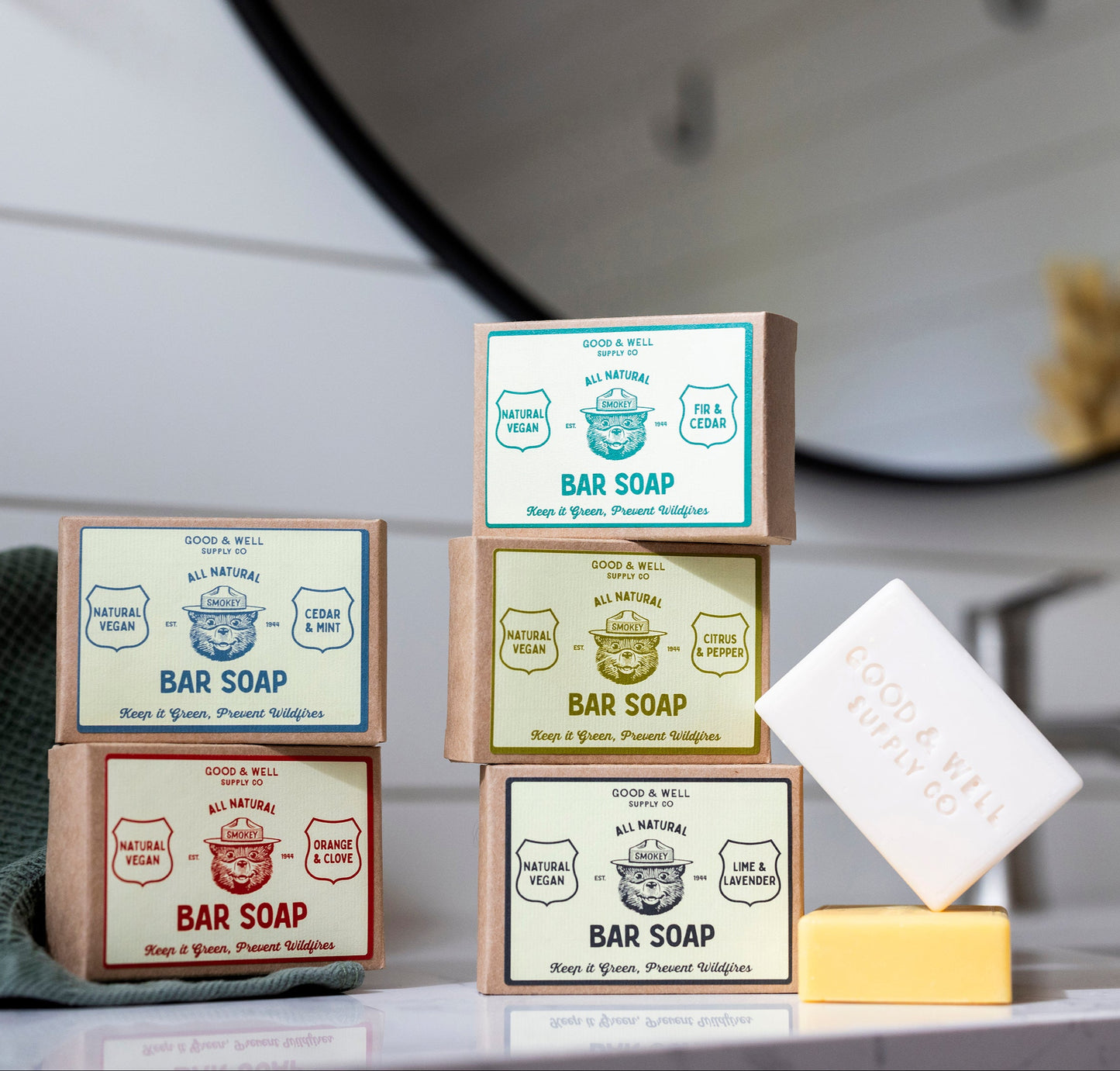 Orange & Clove Smokey Bear Bar Soap