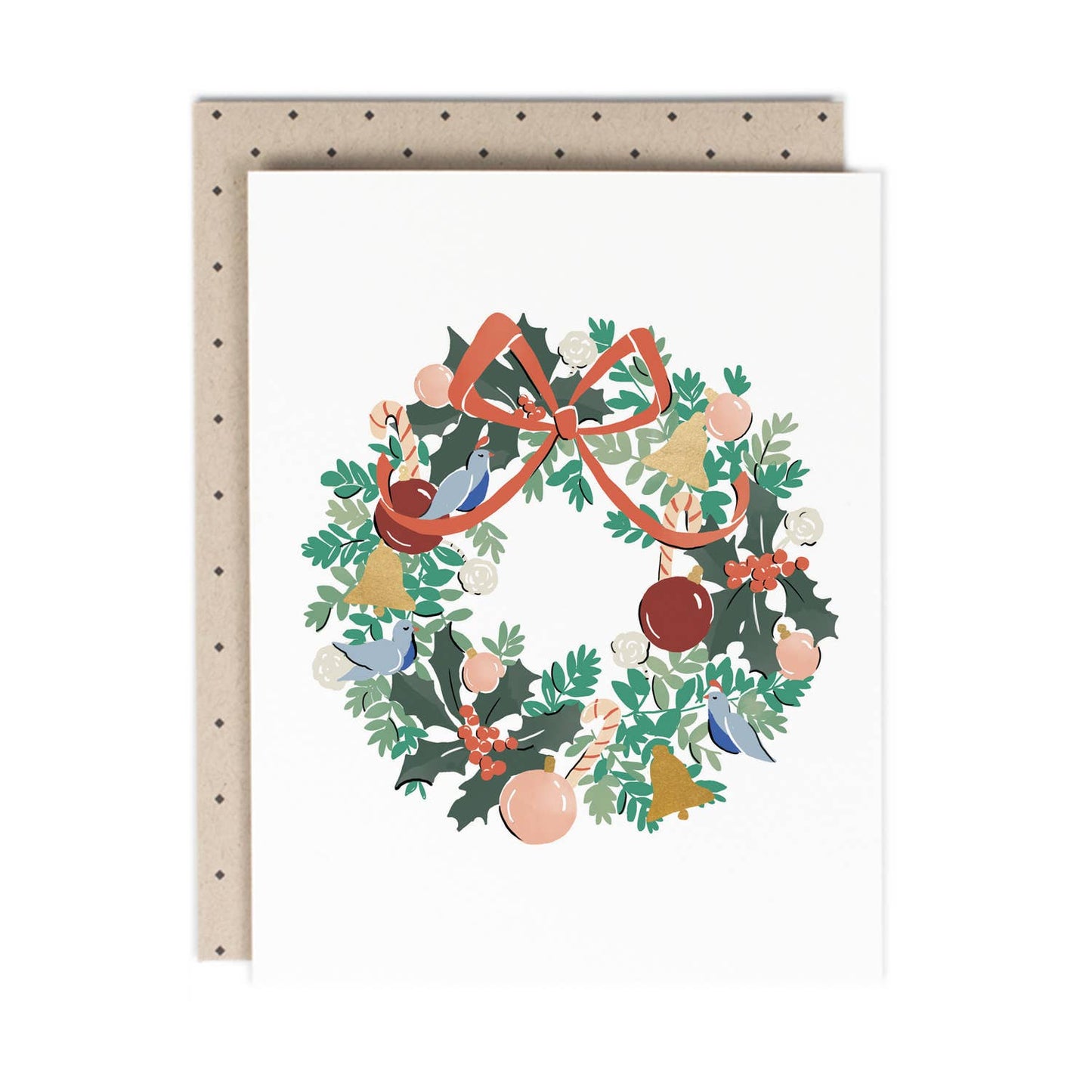 Wreath Greeting Card