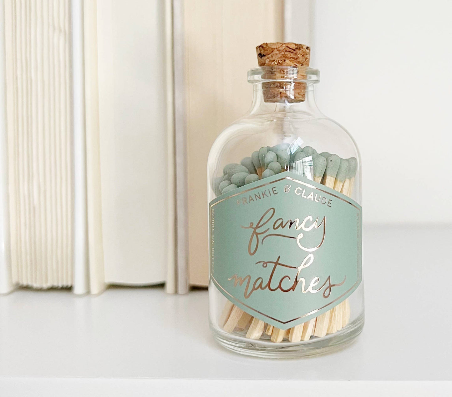 Sage Small Match Jar