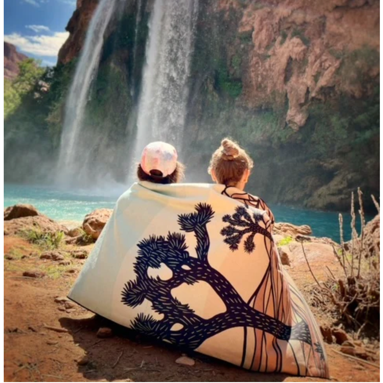 Joshua Tree National Park Camping and Beach Towel