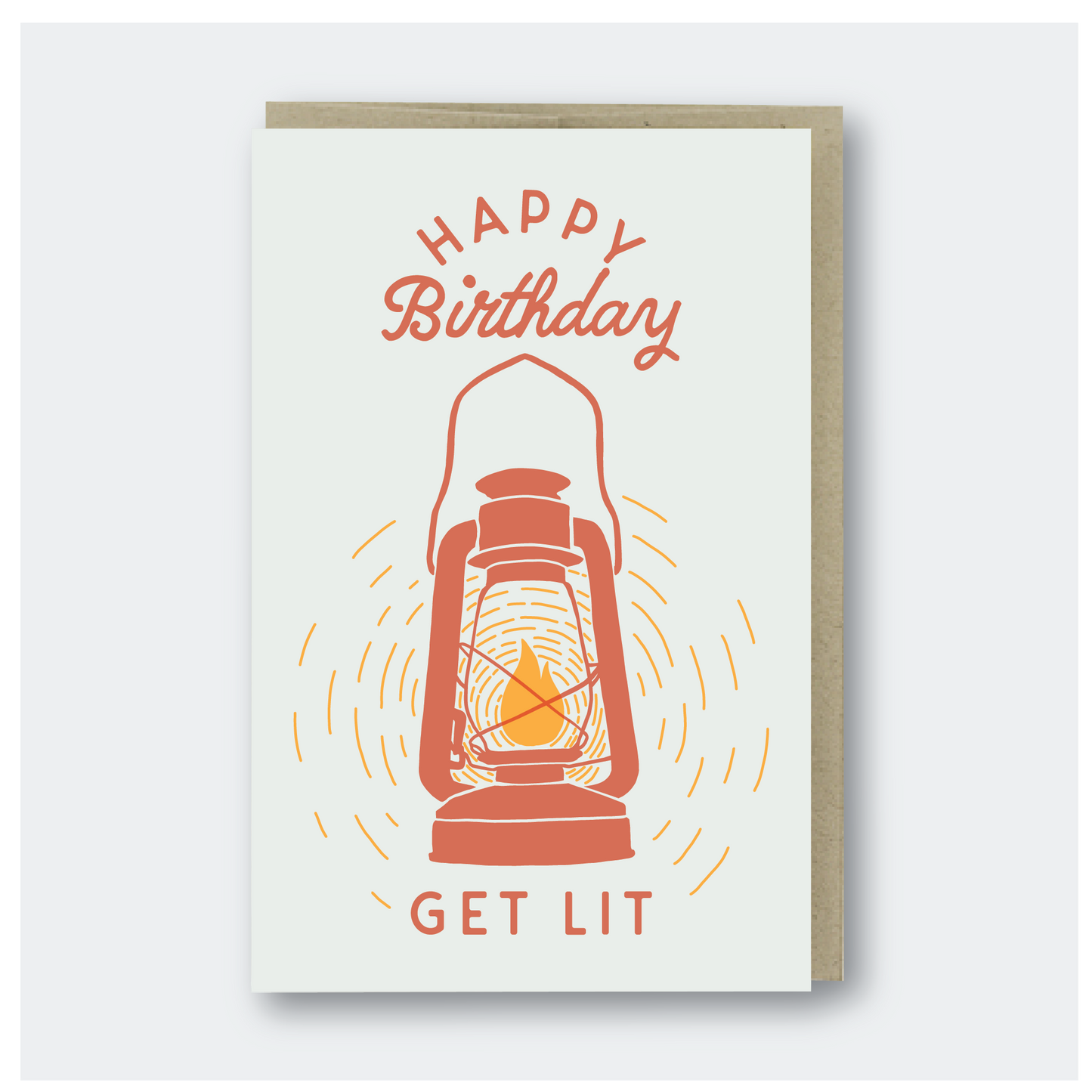 Get Lit Lantern Greeting Card