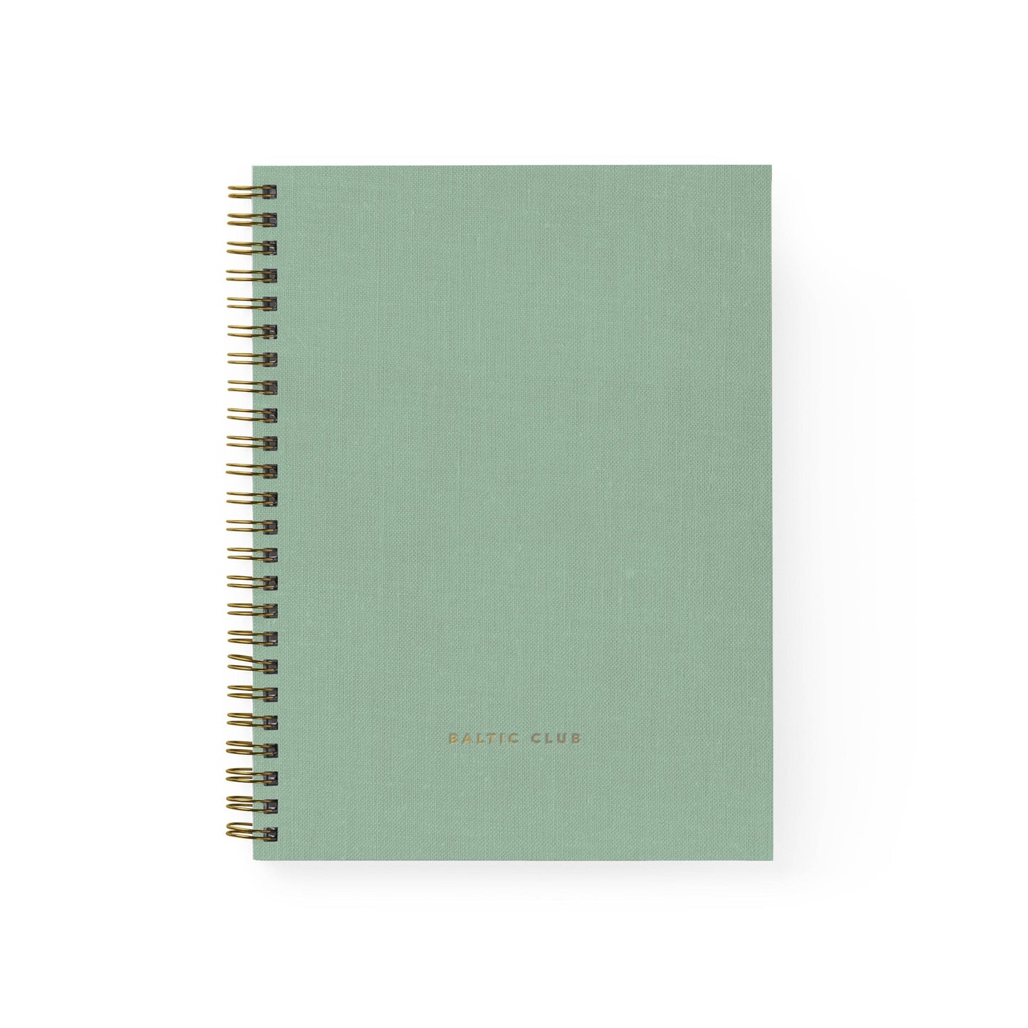 Mint Cloth Spiral Notebook