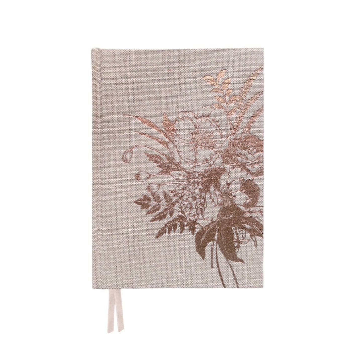 Peony Linen Journal (Plain)