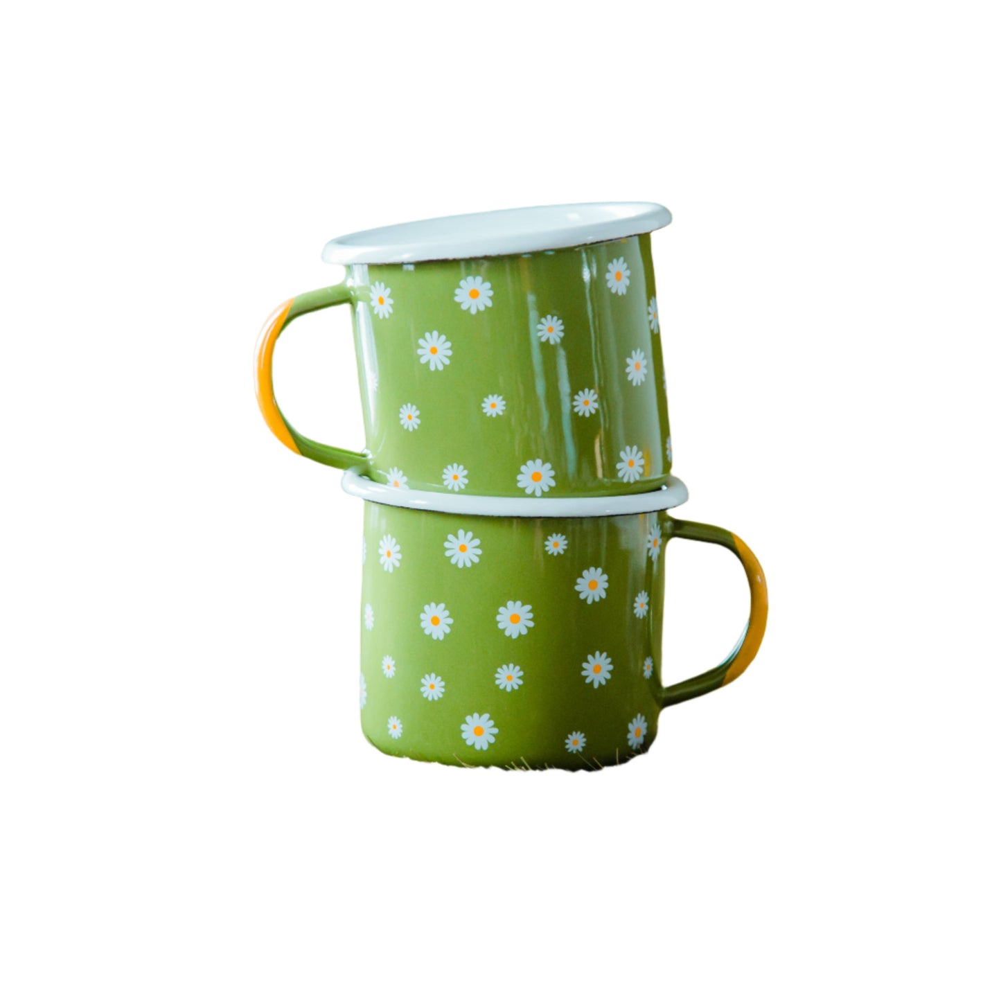 12oz Green Enamel Camp Mug