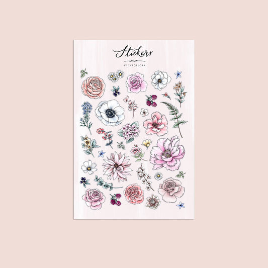 Sticker Sheet - Spring Flower Lovers