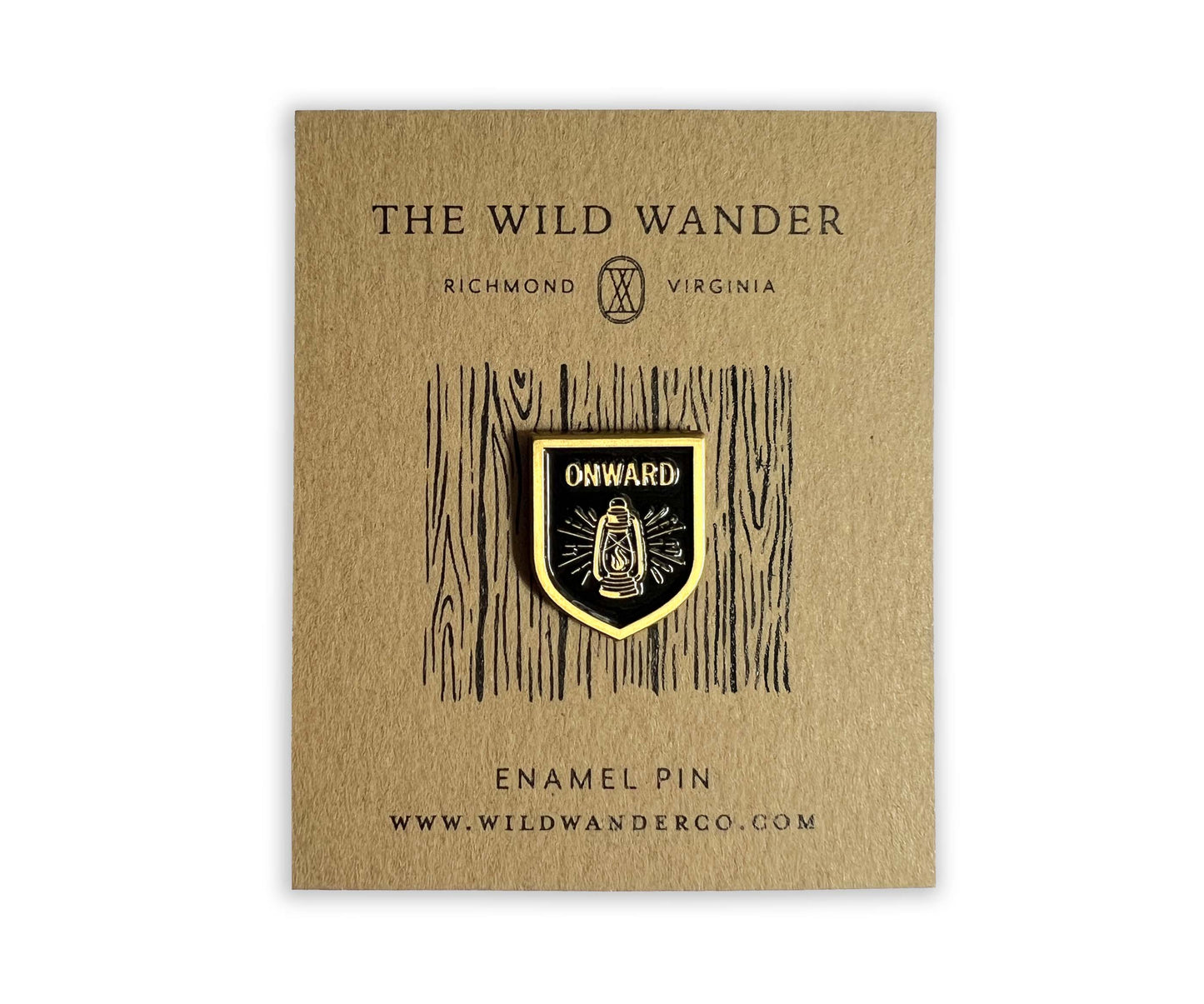 Onward Lantern Enamel Pin