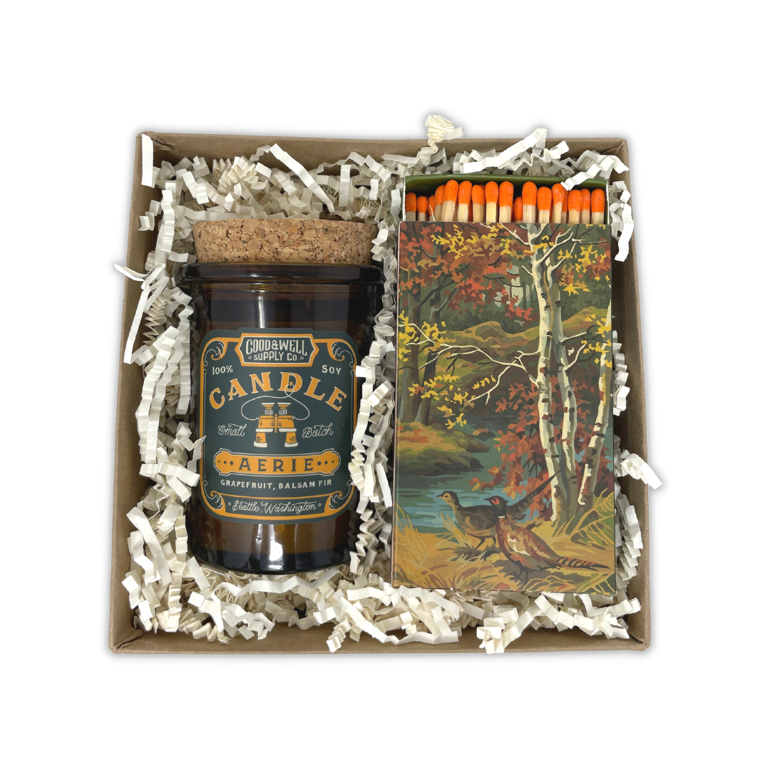 Apothecary Candle & Matches Set