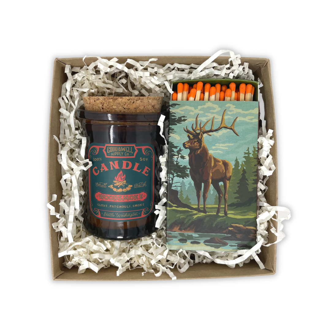 Apothecary Candle & Matches Set