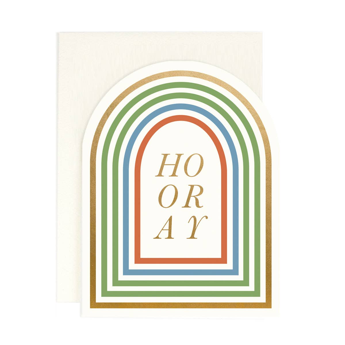 Arched Hooray Greeting Card