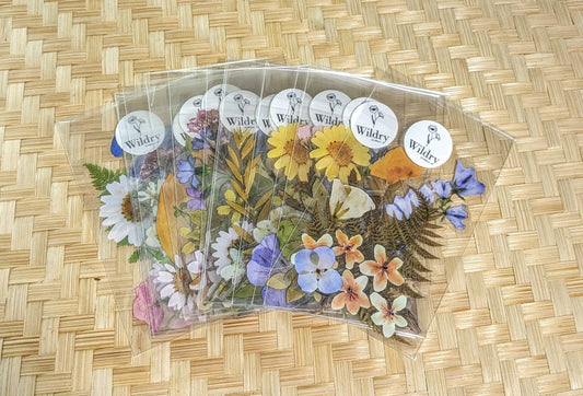 Pressed Flower Sticker Packs
