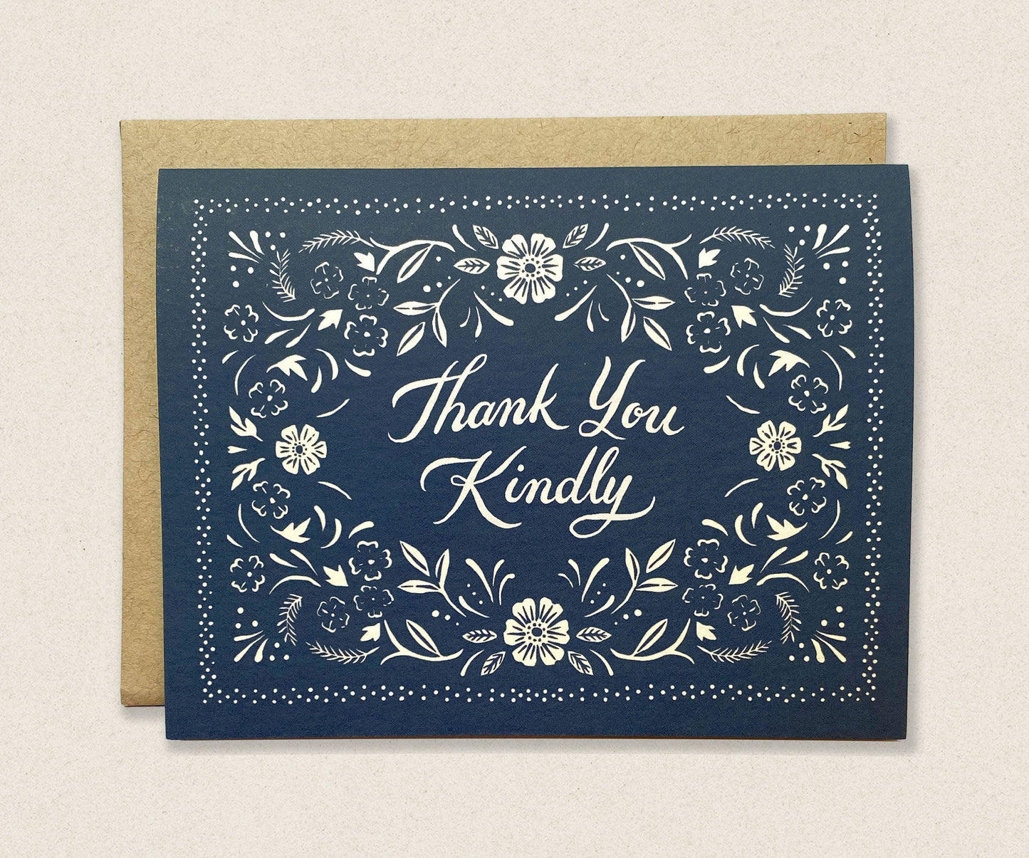 Thank You Kindly Greeting Card