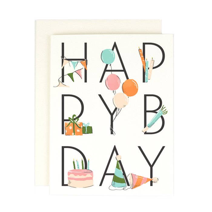 HAPPY BDAY Greeting Card