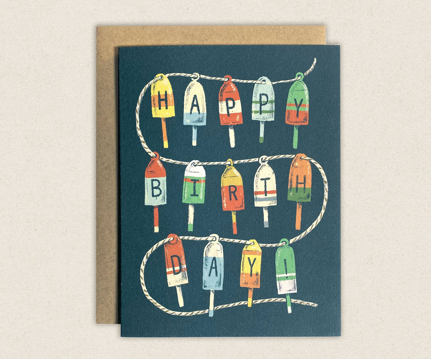 Happy Birthday Buoys Greeting Card