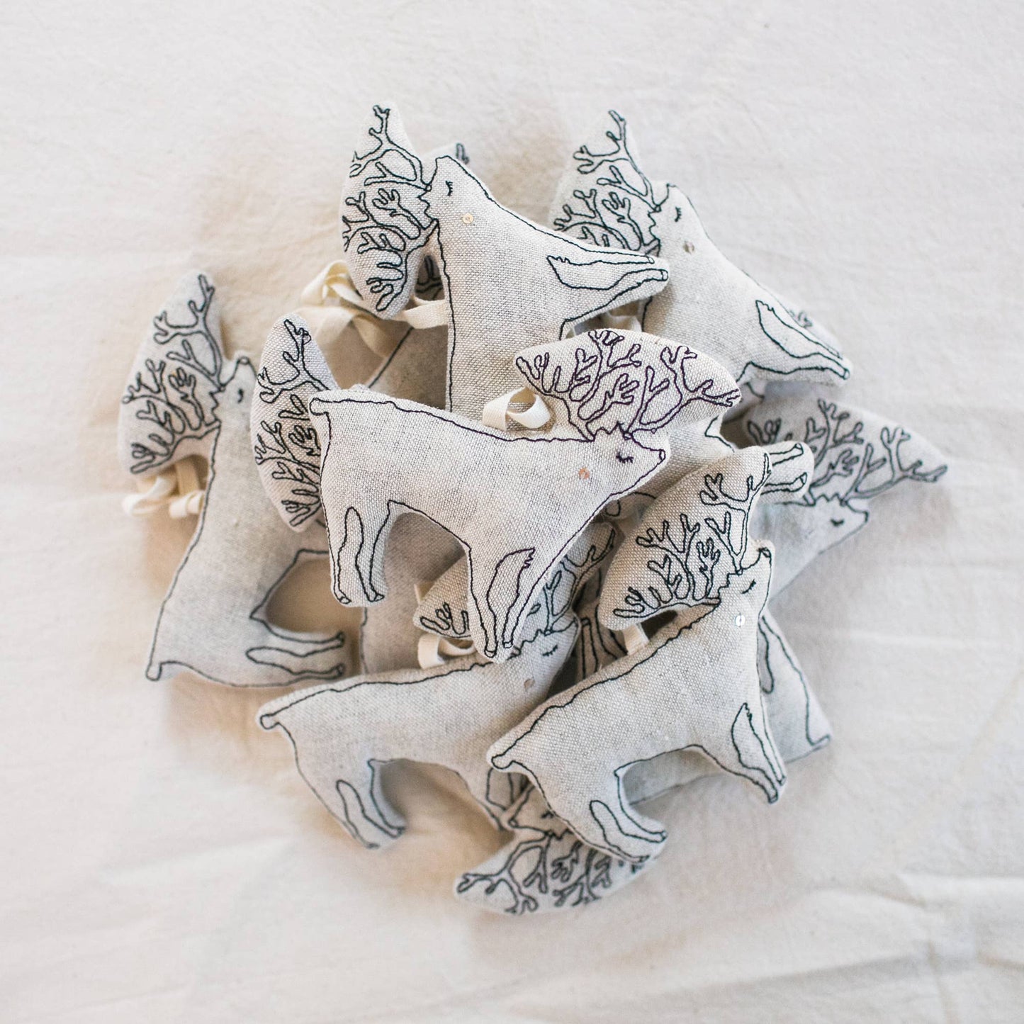 Woodland Deer, Cotton & Lavender Filled Ornament