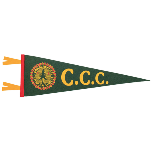 Civilian Conservation Corps Pennant CCC