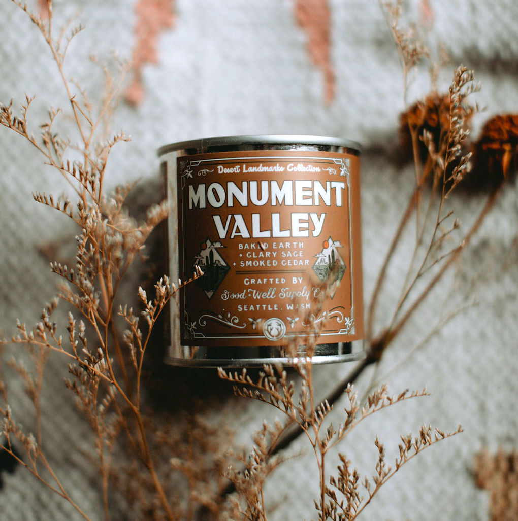 Monument Valley Desert Landscapes Candle