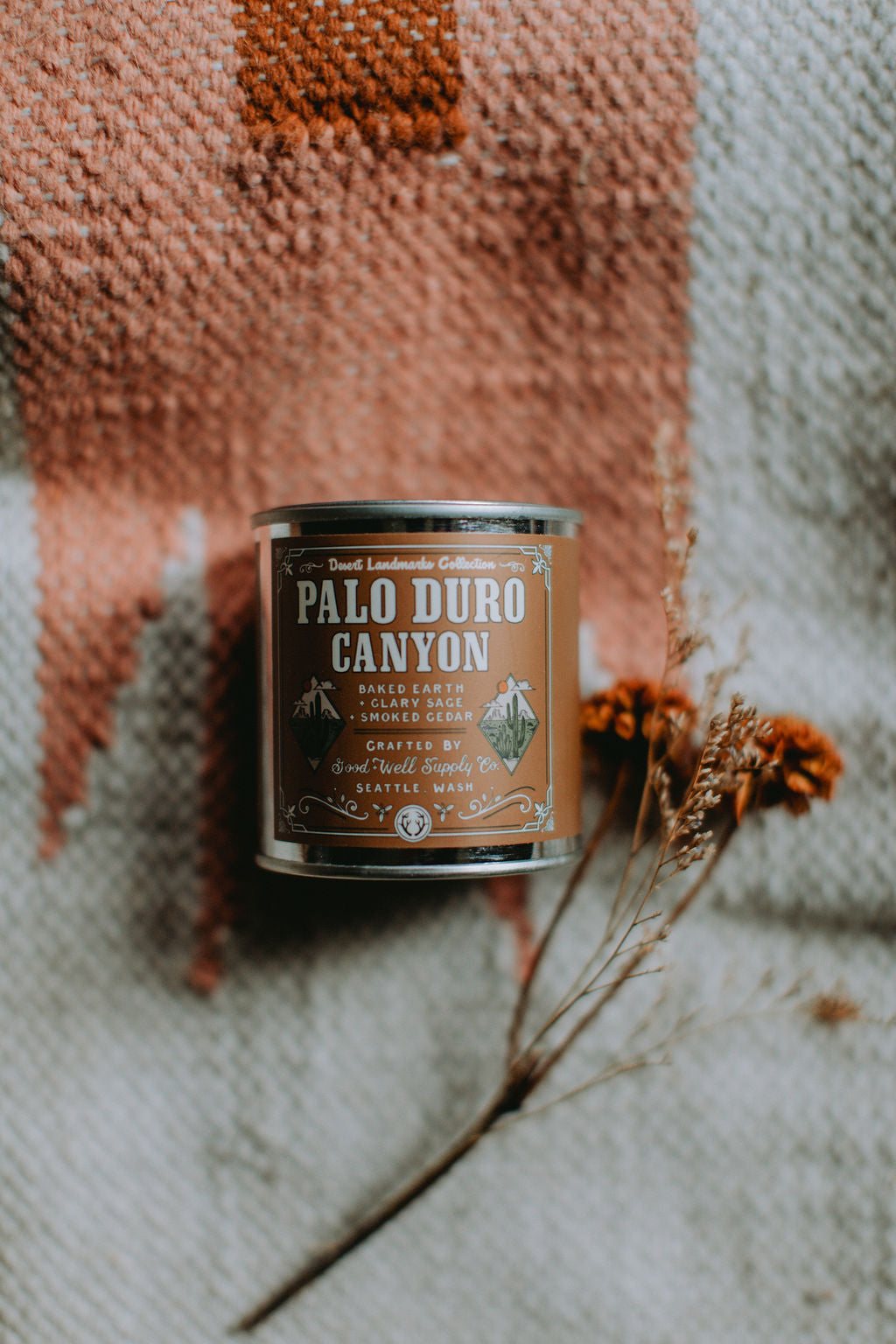 Palo Duro Canyon Desert Landscapes Candle