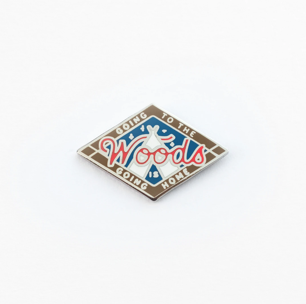 Going to the Woods Enamel Pin