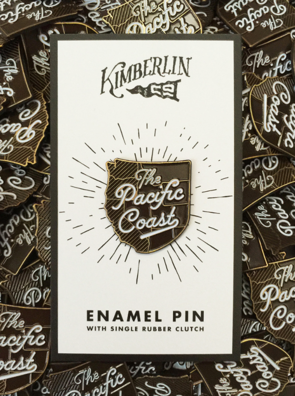 The Pacific Coast Enamel Pin