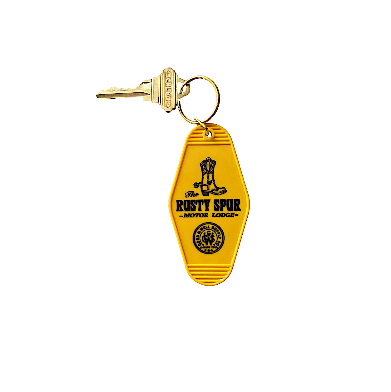 Rusty Spur Motor Lodge Keychain