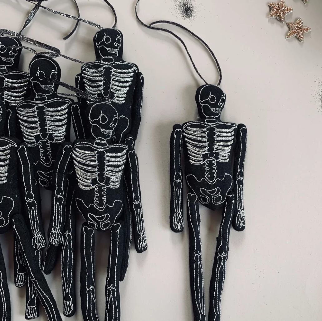 Spooky Skelly Lavender Sachet/Ornament