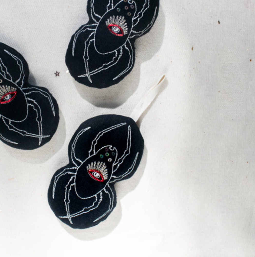 Hourglass Spider Lavender Sachet/Ornament