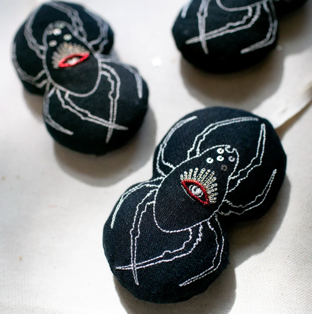 Hourglass Spider Lavender Sachet/Ornament